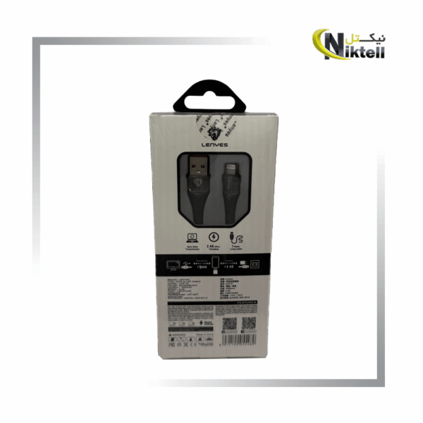 کابل شارژ usb به لایتنینگ Lenyes کنفی مدل LC915i