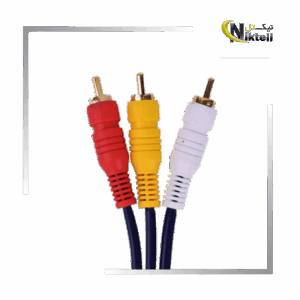 کابل ۳ فیش تلویزیون برای انتقال تصویر و صدا بین دستگاه‌های صوتی و تصویری