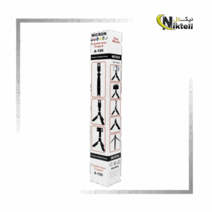 پایه مونوپد قابل تنظیم برای عکاسی و فیلم‌برداری با گوشی موبایل