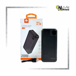 پاوربانک 20000 میلی آمپر WUW Y138 با ظرفیت بالا و دو خروجی USB