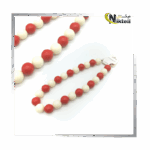 بند موبایل مهره‌ای رنگارنگ مناسب گوشی موبایل با طراحی فانتزی