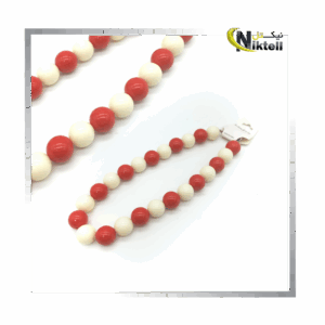 بند موبایل مهره‌ای رنگارنگ مناسب گوشی موبایل با طراحی فانتزی