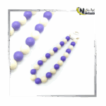 بند موبایل مهره‌ای رنگارنگ مناسب گوشی موبایل با طراحی فانتزی