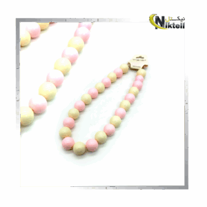 بند موبایل مهره‌ای رنگارنگ مناسب گوشی موبایل با طراحی فانتزی