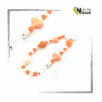 بند موبایل مهره‌ای رنگارنگ مناسب گوشی موبایل با طراحی فانتزی