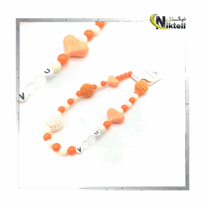 بند موبایل مهره‌ای رنگارنگ مناسب گوشی موبایل با طراحی فانتزی