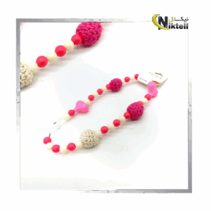 بند موبایل مهره‌ای رنگارنگ مناسب گوشی موبایل با طراحی فانتزی