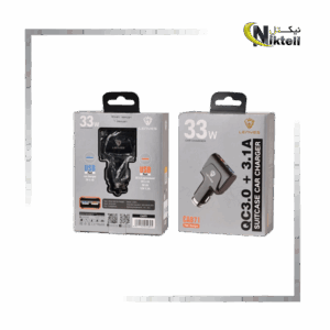 فندکی 33V-CA871 با دو پورت USB و قابلیت شارژ سریع در خودرو