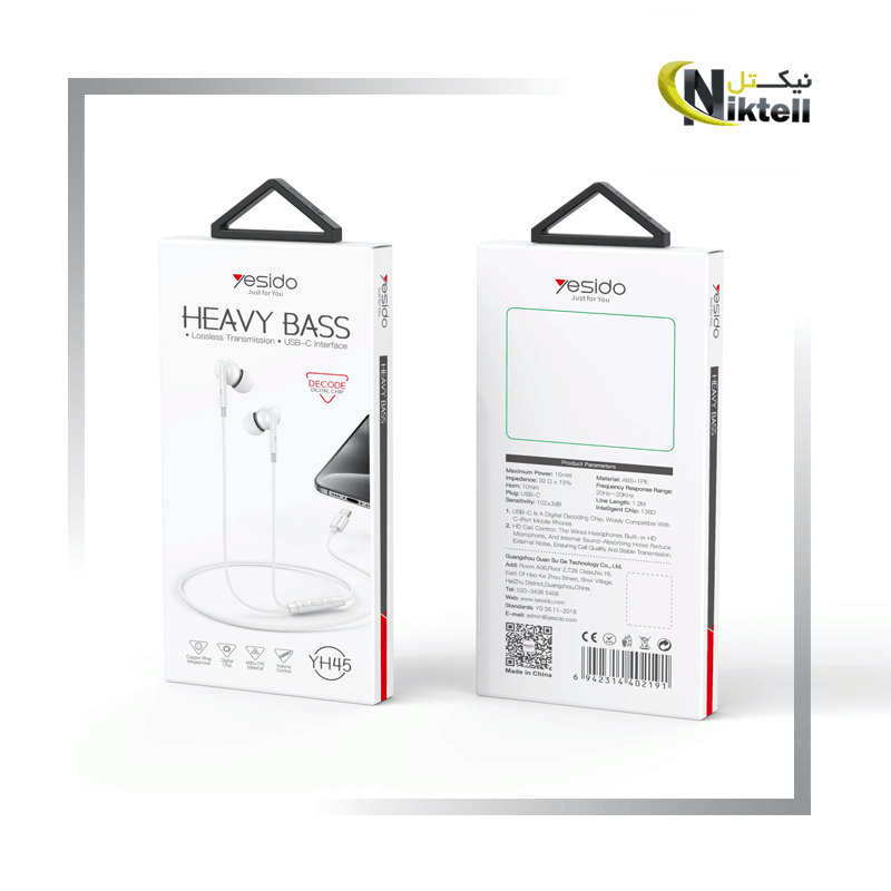 هندزفری سیم دار یسیدو مدل Yesido YH45