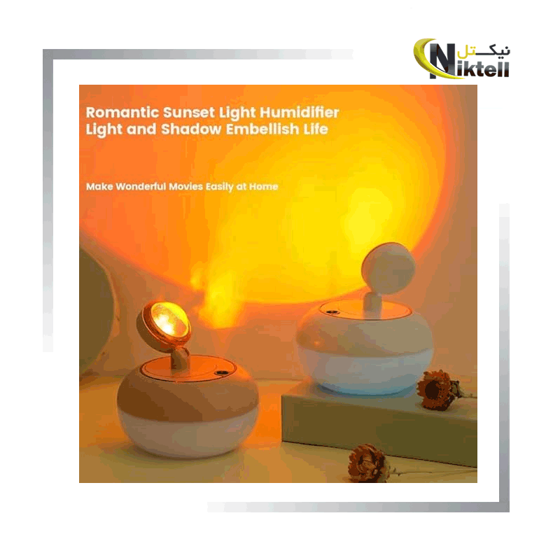 بخور نوری مدل H₂O Sunset Light Humidifier